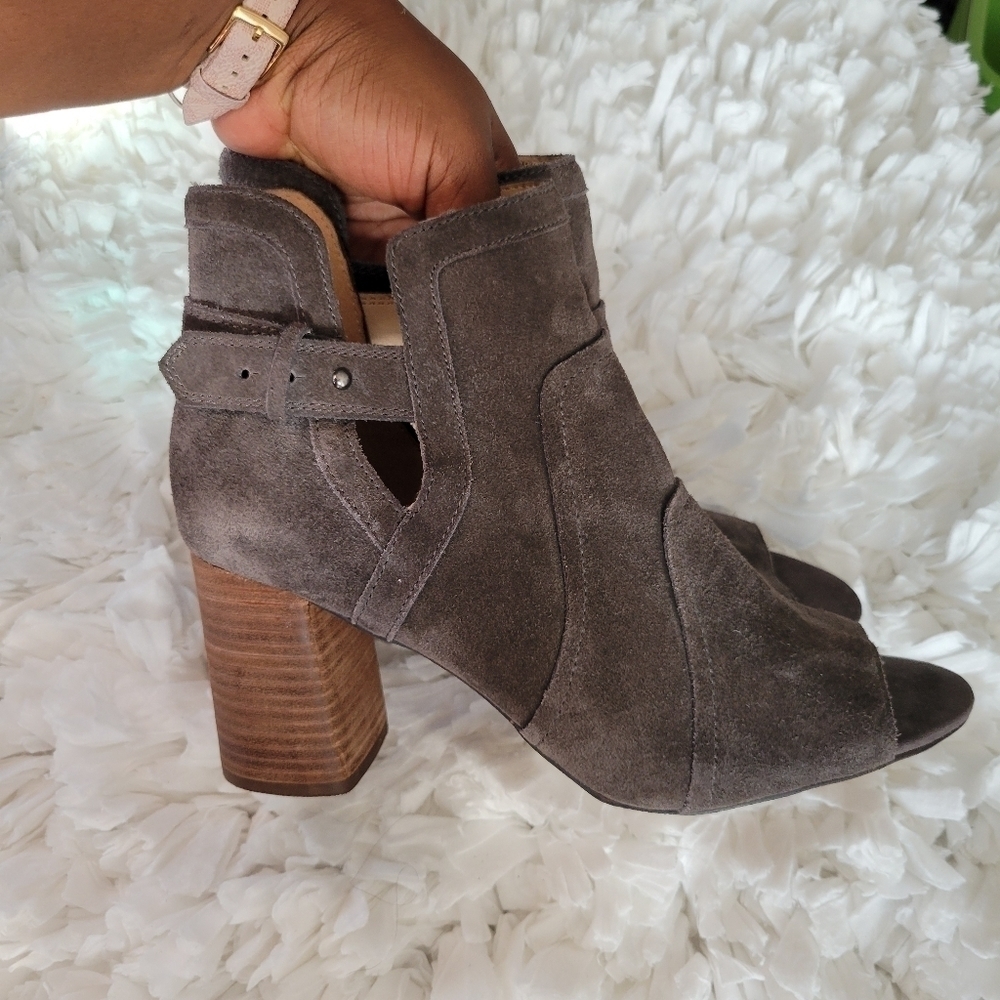 Joe's open toe booties
